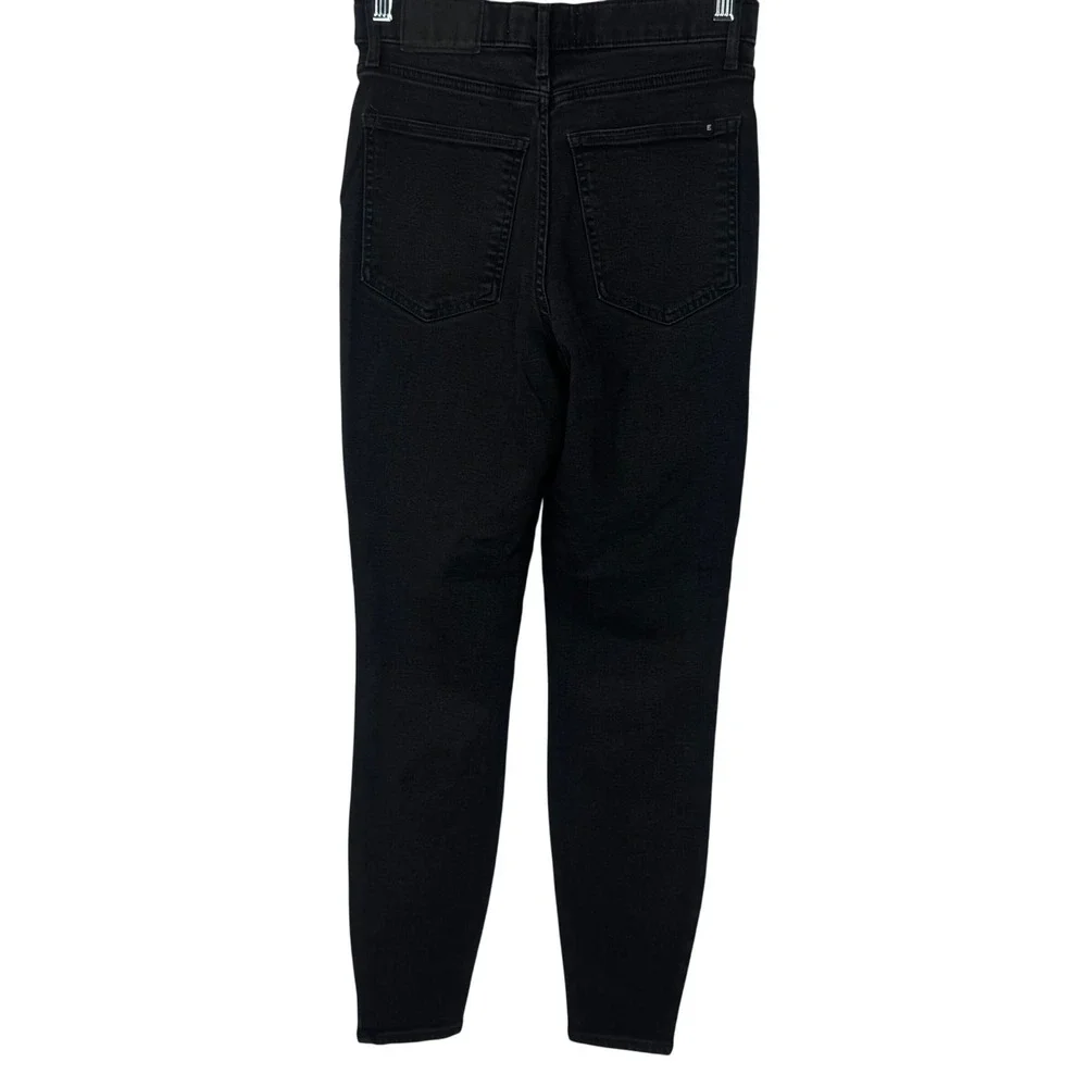 Everlane The Way High Skinny Jean Black‎ Wash Denim Women's Size 27 Regular